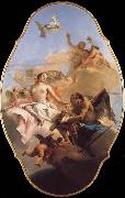 TIEPOLO, Giovanni Domenico An Allegory with Venus and Time china oil painting reproduction